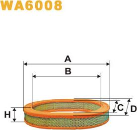 WIX Filters WA6008 - Filtro aria www.autoricambi360.it