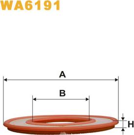 WIX Filters WA6191 - Filtro aria www.autoricambi360.it