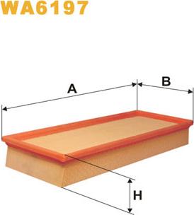 WIX Filters WA6197 - Filtro aria www.autoricambi360.it