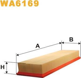 WIX Filters WA6169 - Filtro aria www.autoricambi360.it