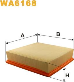 WIX Filters WA6168 - Filtro aria www.autoricambi360.it