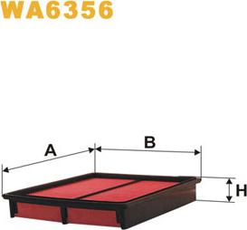 WIX Filters WA6356 - Filtro aria www.autoricambi360.it