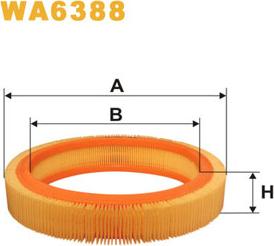 WIX Filters WA6388 - Filtro aria www.autoricambi360.it