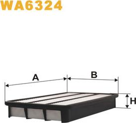 WIX Filters WA6324 - Filtro aria www.autoricambi360.it
