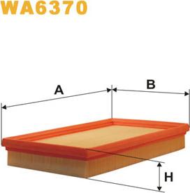 WIX Filters WA6370 - Filtro aria www.autoricambi360.it