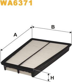 WIX Filters WA6371 - Filtro aria www.autoricambi360.it