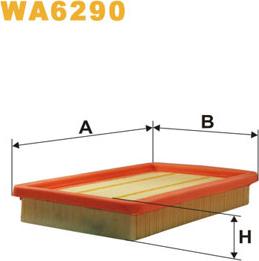 WIX Filters WA6290 - Filtro aria www.autoricambi360.it