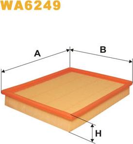WIX Filters WA6249 - Filtro aria www.autoricambi360.it