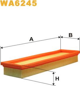WIX Filters WA6245 - Filtro aria www.autoricambi360.it