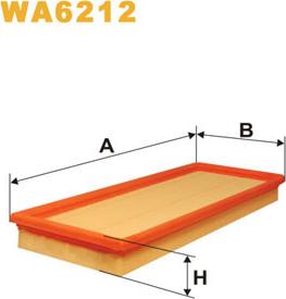 WIX Filters WA6212 - Filtro aria www.autoricambi360.it
