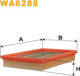 WIX Filters WA6288 - Filtro aria www.autoricambi360.it