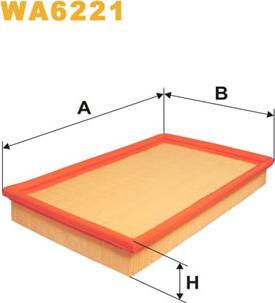 WIX Filters WA6221 - Filtro aria www.autoricambi360.it