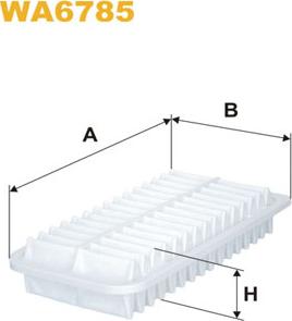 WIX Filters WA6785 - Filtro aria www.autoricambi360.it