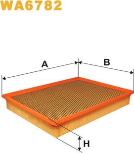 WIX Filters WA6782 - Filtro aria www.autoricambi360.it