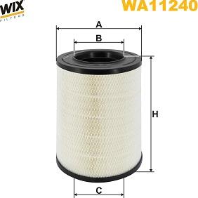 WIX Filters WA11240 - Filtro aria www.autoricambi360.it