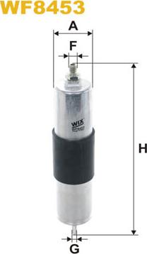 WIX Filters WF8453 - Filtro carburante www.autoricambi360.it