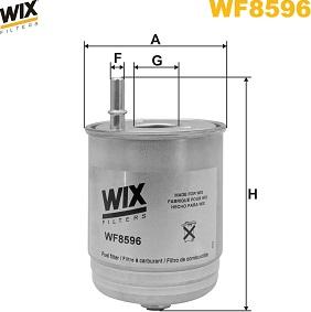 WIX Filters WF8596 - Filtro carburante www.autoricambi360.it