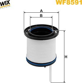 WIX Filters WF8591 - Filtro carburante www.autoricambi360.it