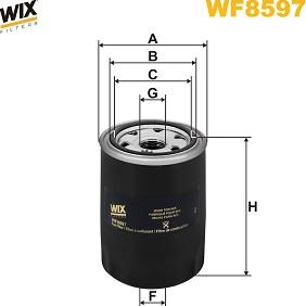 WIX Filters WF8597 - Filtro carburante www.autoricambi360.it