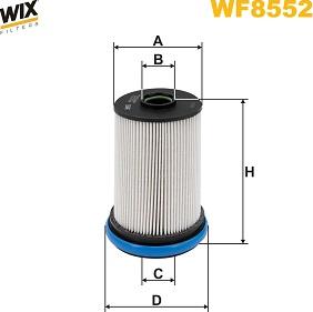 WIX Filters WF8552 - Filtro carburante www.autoricambi360.it