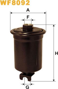 WIX Filters WF8092 - Filtro carburante www.autoricambi360.it