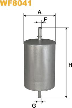WIX Filters WF8041 - Filtro carburante www.autoricambi360.it
