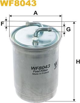 WIX Filters WF8043 - Filtro carburante www.autoricambi360.it