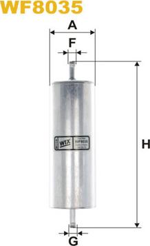 WIX Filters WF8035 - Filtro carburante www.autoricambi360.it
