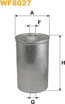 WIX Filters WF8027 - Filtro carburante www.autoricambi360.it