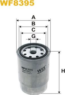 WIX Filters WF8395 - Filtro carburante www.autoricambi360.it