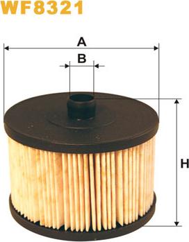 WIX Filters WF8321 - Filtro carburante www.autoricambi360.it