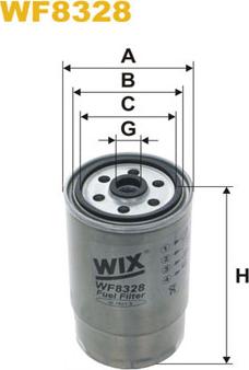 WIX Filters WF8328 - Filtro carburante www.autoricambi360.it