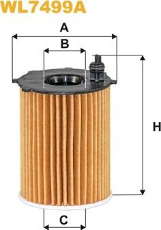 WIX Filters WL7499A - Filtro olio www.autoricambi360.it