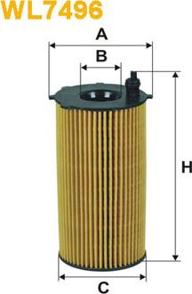 WIX Filters WL7496 - Filtro olio www.autoricambi360.it