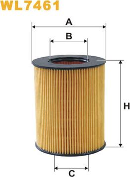 WIX Filters WL7461 - Filtro olio www.autoricambi360.it