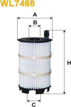 WIX Filters WL7468 - Filtro olio www.autoricambi360.it
