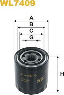 WIX Filters WL7409 - Filtro olio www.autoricambi360.it