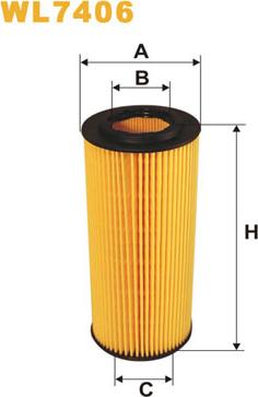 WIX Filters WL7406 - Filtro olio www.autoricambi360.it