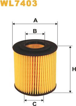 WIX Filters WL7403 - Filtro olio www.autoricambi360.it