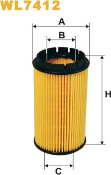 WIX Filters WL7412 - Filtro olio www.autoricambi360.it