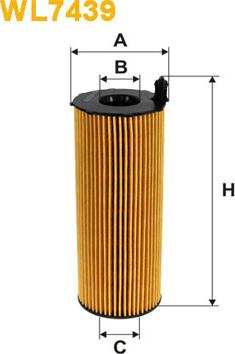 WIX Filters WL7439 - Filtro olio www.autoricambi360.it
