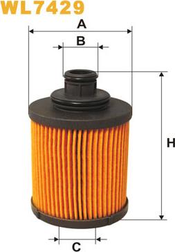 WIX Filters WL7429 - Filtro olio www.autoricambi360.it