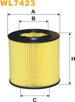 WIX Filters WL7423 - Filtro olio www.autoricambi360.it