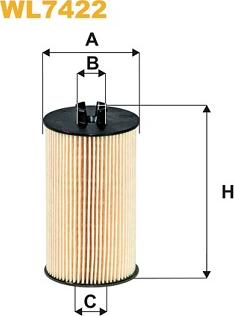 WIX Filters WL7422 - Filtro olio www.autoricambi360.it