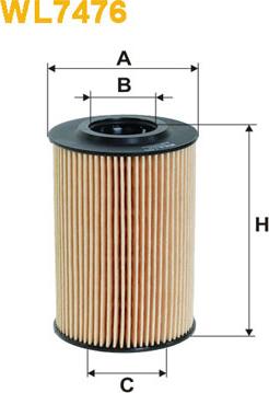 WIX Filters WL7476 - Filtro olio www.autoricambi360.it