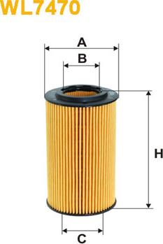 WIX Filters WL7470 - Filtro olio www.autoricambi360.it