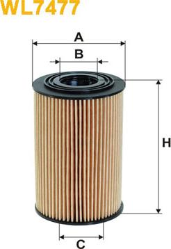 WIX Filters WL7477 - Filtro olio www.autoricambi360.it