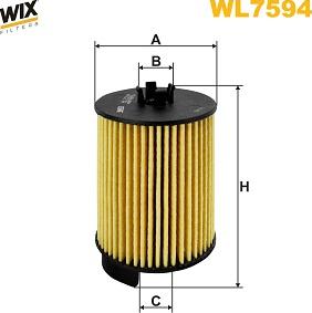 WIX Filters WL7594 - Filtro olio www.autoricambi360.it