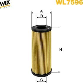 WIX Filters WL7596 - Filtro olio www.autoricambi360.it