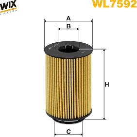 WIX Filters WL7592 - Filtro olio www.autoricambi360.it